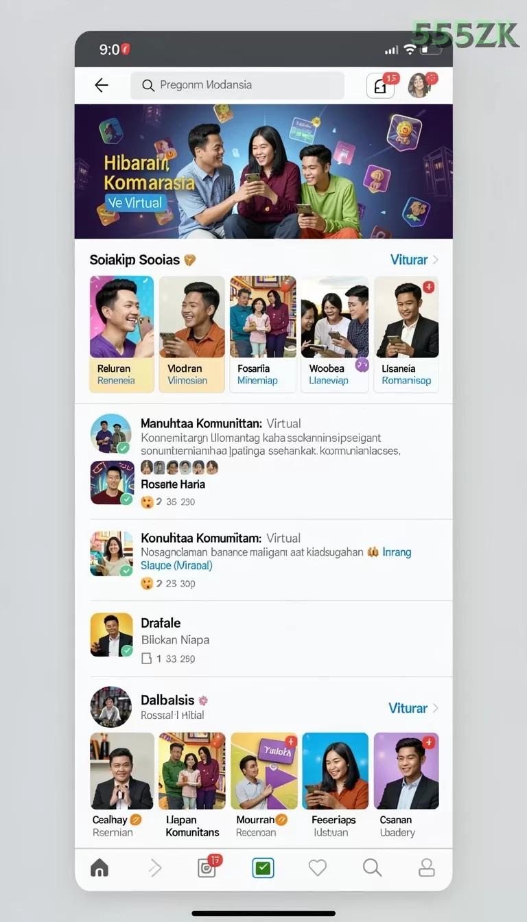 Cuplikan layar IDRKING — menu navigasi